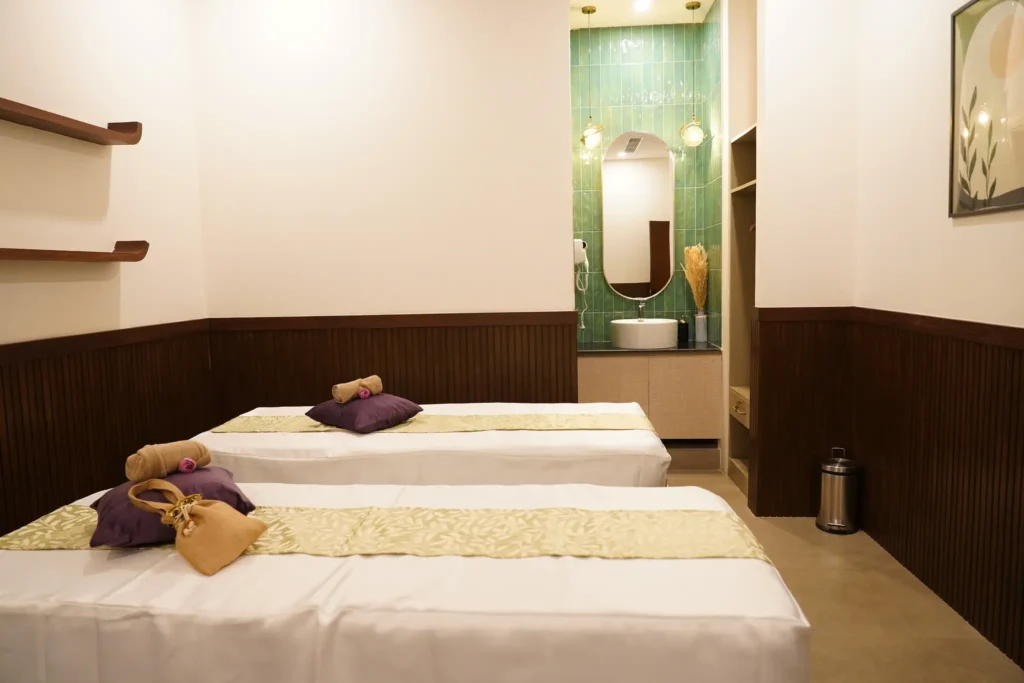Couple spa room at Tattva Wellness Spa at M3M 65th Avenue, Sector 65 Gurgaon 