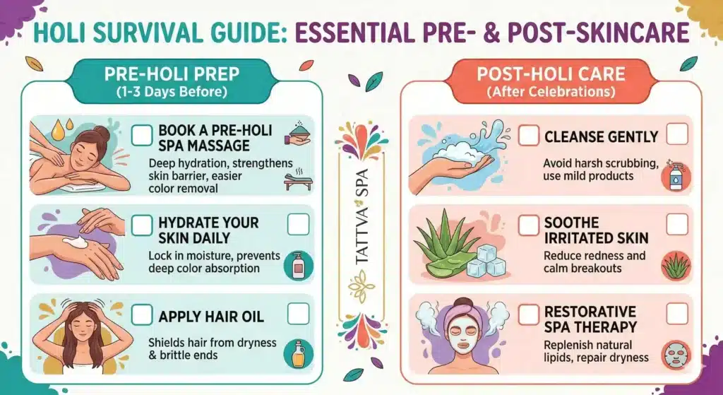 Full Body Massage Before Holi: Essential Skin Protection