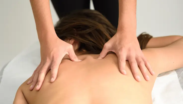 Back massage therapy for pain relief at Tattva Spa Hyderabad