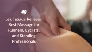 Deep tissue leg massage for athlete recovery at Tattva Spa India