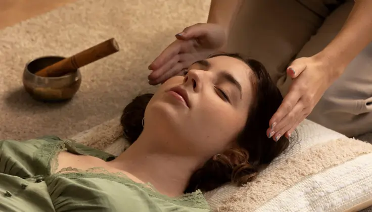 Woman enjoying a relaxing spa massage as part of a summer wellness ritual at Tattva Wellness Spa