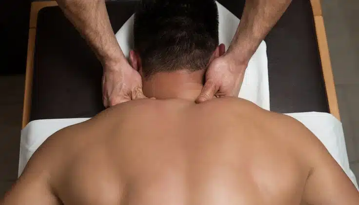 A guest enjoying a relaxing spa treatment at Tattva Spa, representing Father's Day gift ideas and wellness experiences for dad.
