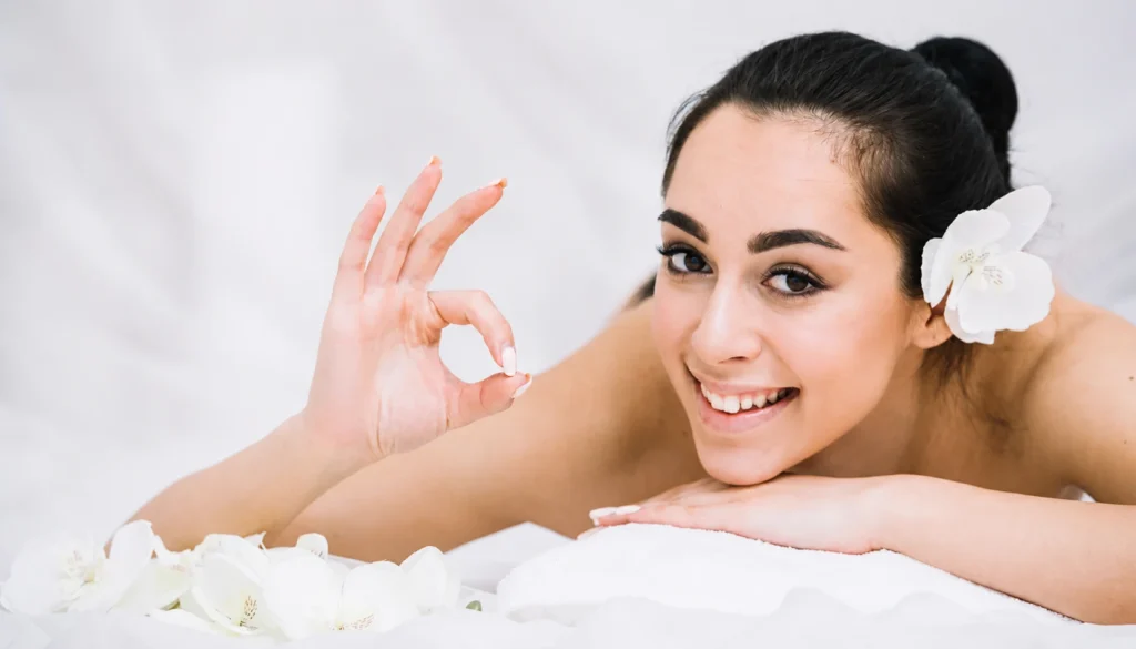 Healthy, glowing skin showcasing the visible Shine Facial benefits after a rejuvenating spa treatment.