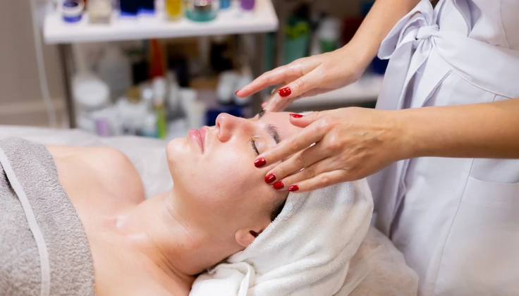 Pure Facial with a relaxing facial massage for refreshed skin.