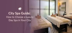 Luxury day spa with a relaxing treatment room and premium wellness setting.