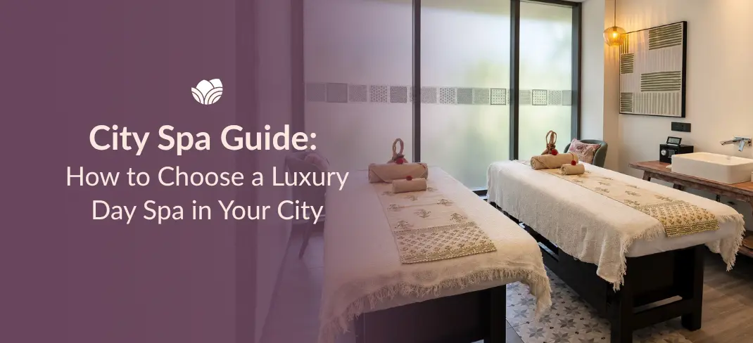 Luxury day spa with a relaxing treatment room and premium wellness setting.