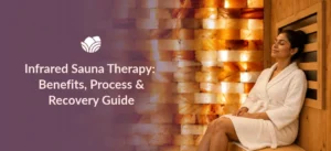 Image Alt Text: Infrared sauna therapy guide covering benefits, session process and muscle recovery.