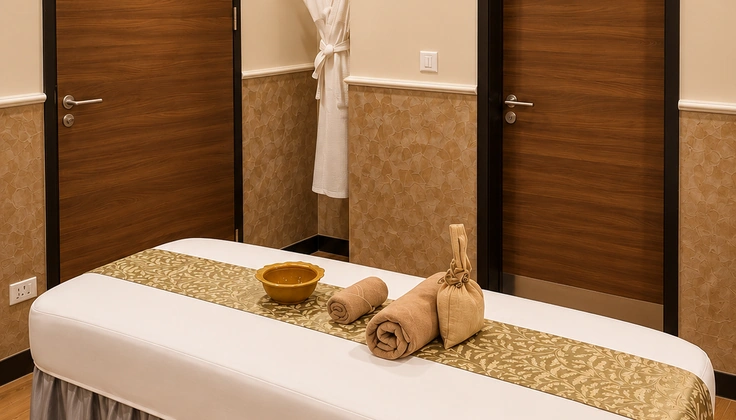 Relaxing spa room for a thoughtful spa gift experience.
